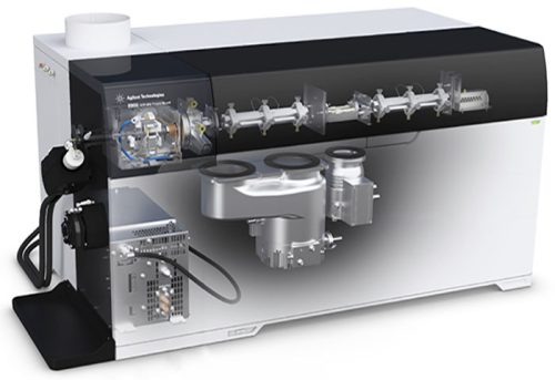 شمایی از دستگاه ICP MS 8900 triple quadrupole