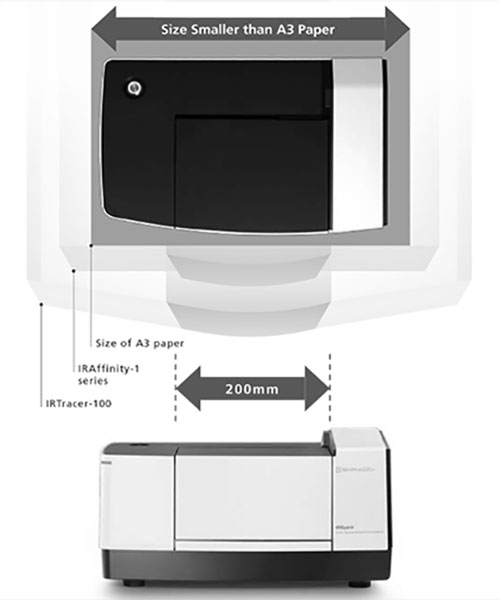 دستگاه FTIR سری IRSpirit با ابعاد کوچک