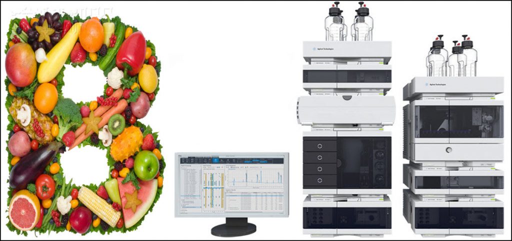 آنالیز ویتامین های محلول در آب با HPLC