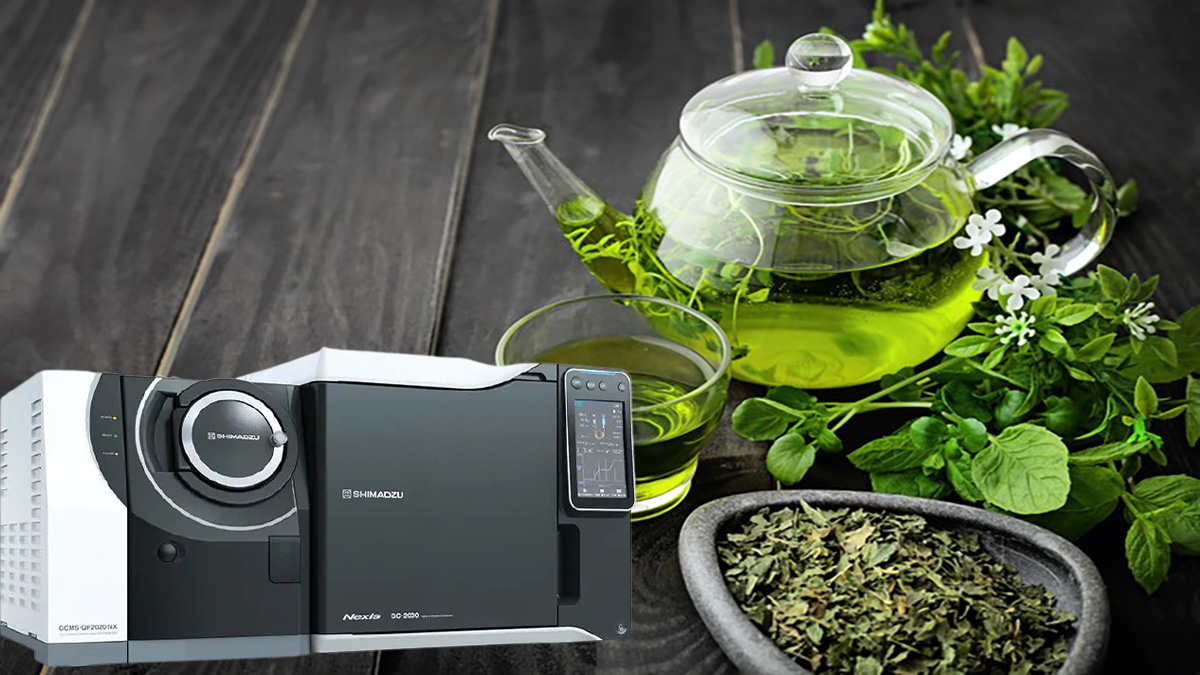 آنالیز سموم دفع آفات با حذف کافئین در چای سبز با دستگاه GC