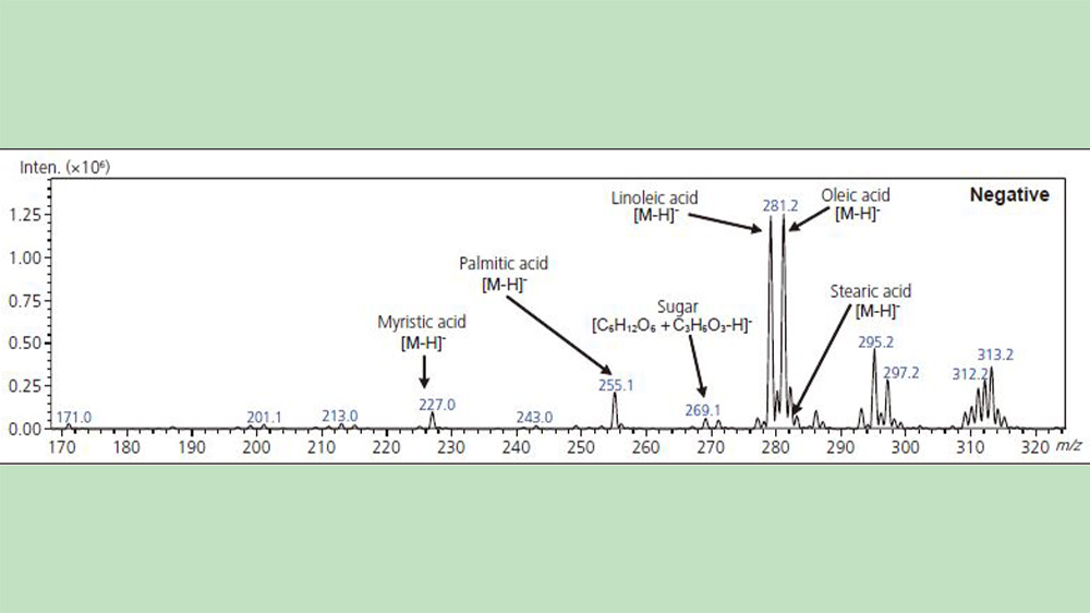 آنالیز اسیدهای چرب برنج با استفاده از دستگاه LCMS-2020