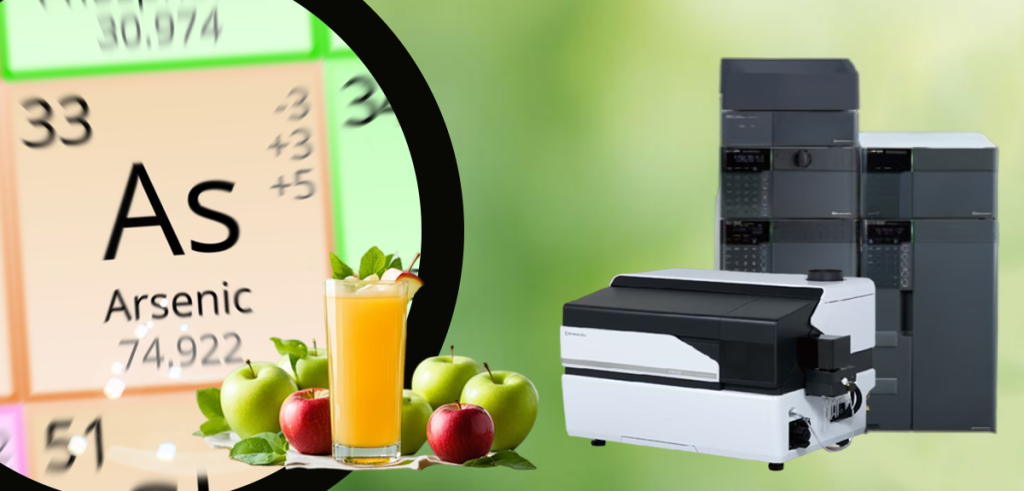 آنالیز گونه های آرسنیک در آب سیب با دستگاه LC-ICP-MS شیمادزو