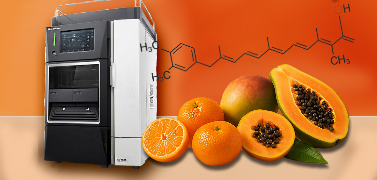 تعیین ​​بتا-کریپتوگزانتین در پرتقال ماندارین با روش HPLC